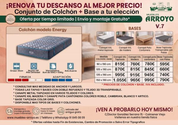 Conjunto Energy V7 1500x1060
